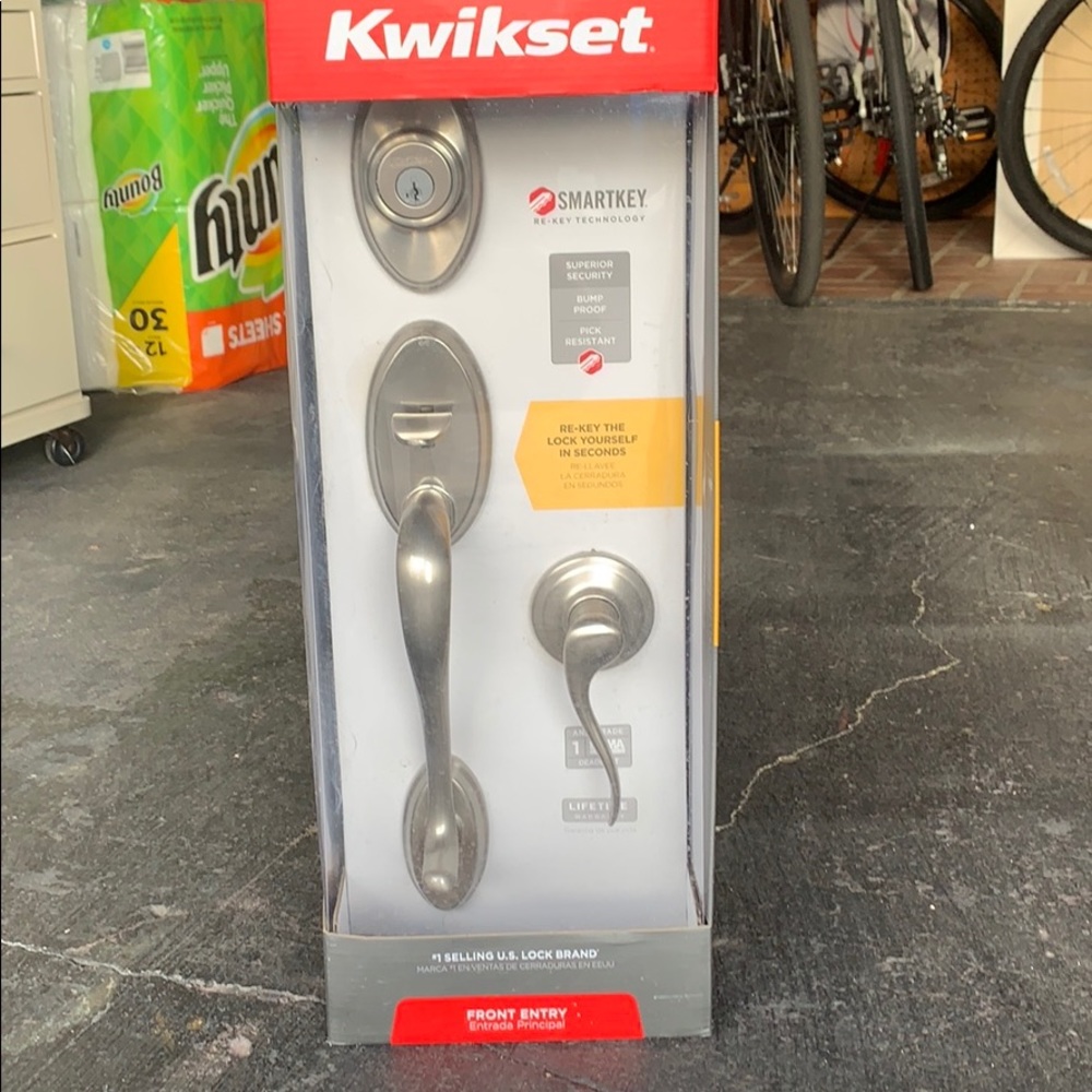 Kwikset front entry set